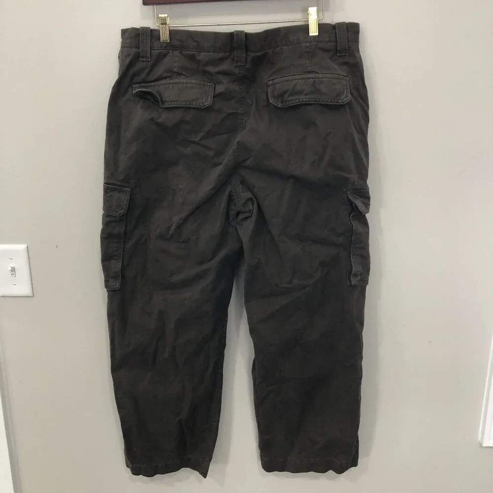 Sonoma Cargo Pants Relaxed Fit Brown Khaki Men's Size 38x29‎ Pockets